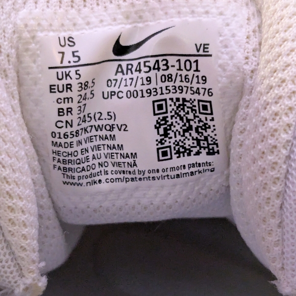 Nike Renew In-Season TR 9 Women's Training Shoes Size 7.5 White - Picture 12 of 12